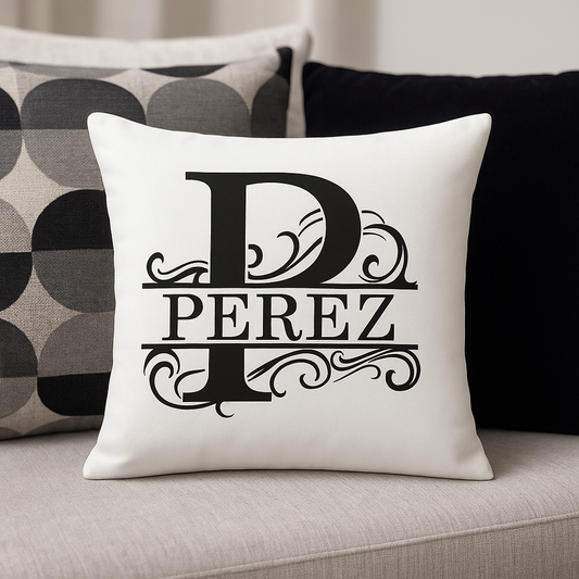 Monogram Throw Pillow