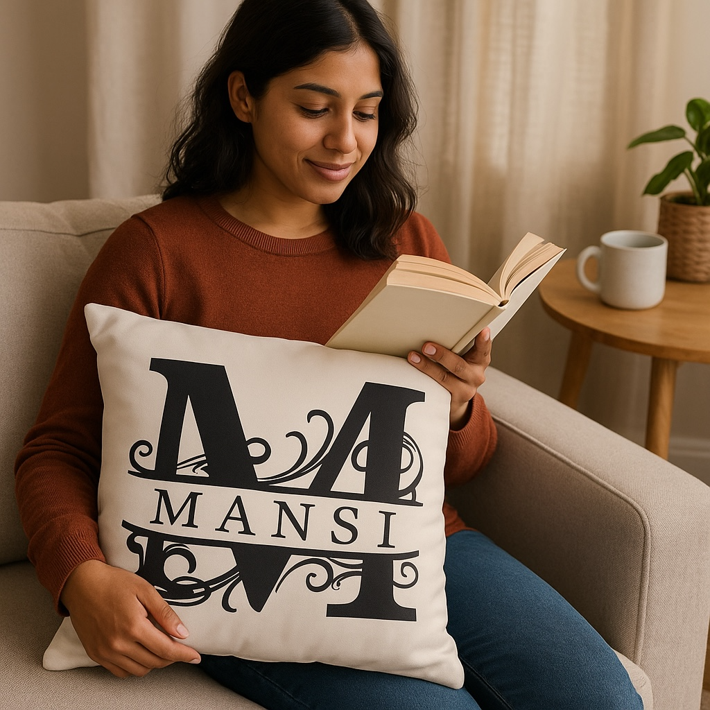 Monogram Throw Pillow