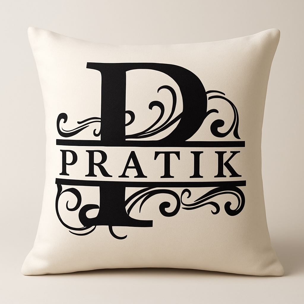 Monogram Throw Pillow