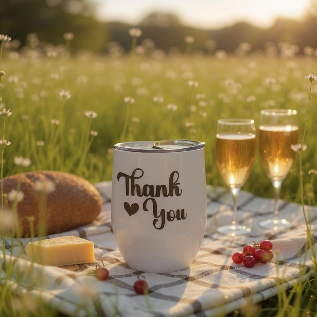 Customizable Stemless Wine Tumbler
